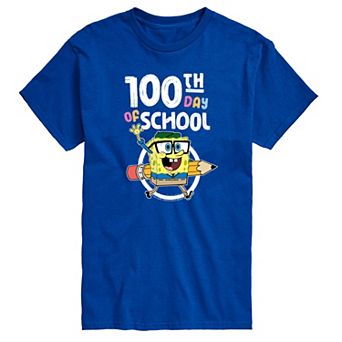 Men's SpongeBob SquarePants 100th Day Graphic Tee