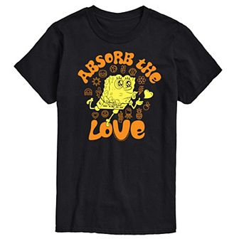 Men's SpongeBob SquarePants Absorb The Love Graphic Tee