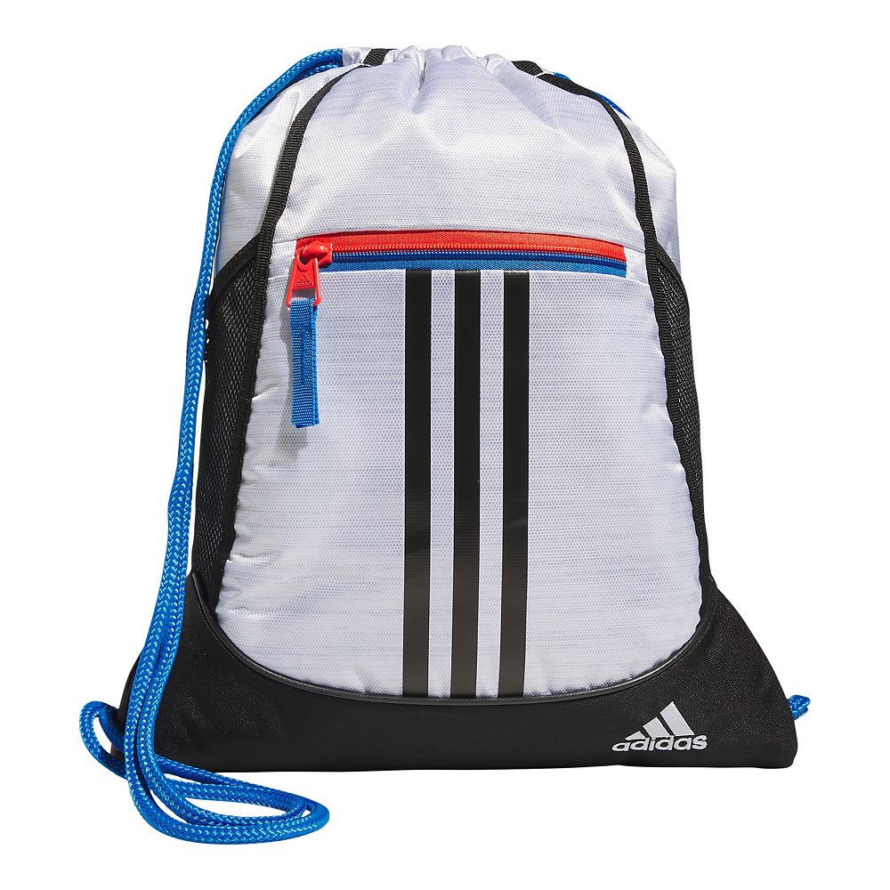 adidas drawstring backpack kohls Stadium Sackpack  Gym Bag, 13L with a top Girls Purple Adidas Drawstring Backpacks