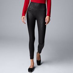 Plus Size Simply Vera Vera Wang Live-In High Rise Shaping Leggings