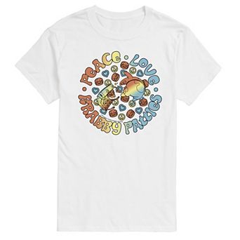 Men's SpongeBob SquarePants Peace Love Graphic Tee