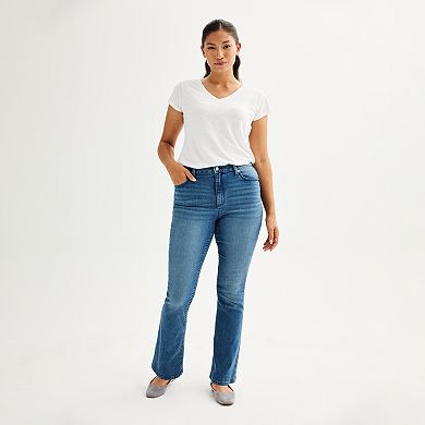Women's Sonoma Goods For Life® High Rise Curvy Bootcut Jeans