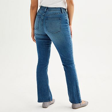 Women's Sonoma Goods For Life® High Rise Curvy Bootcut Jeans