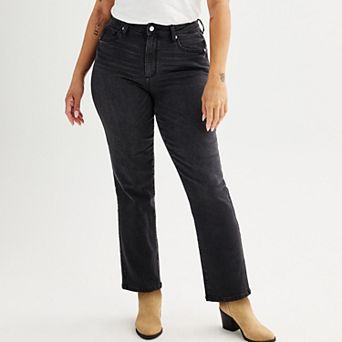 Women's Sonoma Goods For Life® High Rise Curvy Bootcut Jeans