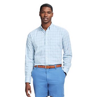 Men's IZOD Performance Comfort Long Sleeve Button Down Woven Shirt