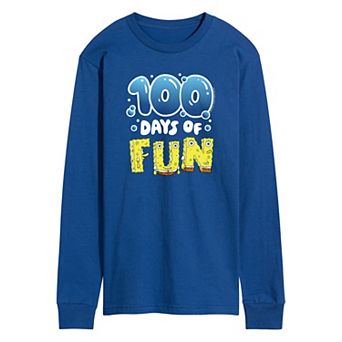 Men's SpongeBob SquarePants 100 Days Later Long Sleeve Graphic Tee