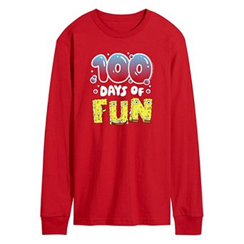 Men's SpongeBob SquarePants 100 Days Later Long Sleeve Graphic Tee