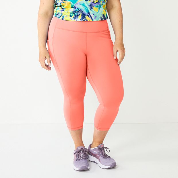 Plus Size Tek Gear® Ultrastretch Pocket High-Waisted Capri Leggings