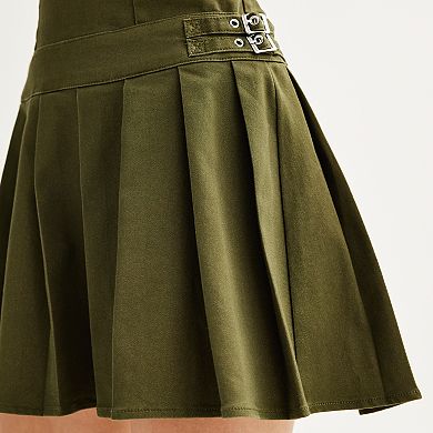 Juniors' Tinseltown Pleated Strapless Dress