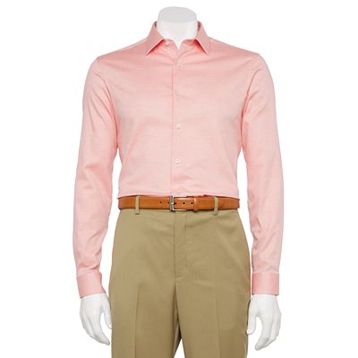 Men's 9® Premier Flex Solid Slim-Fit Wrinkle Resistant Dress Shirt