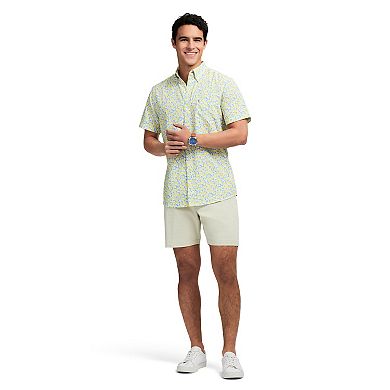 Men's IZOD Breeze Woven Short Sleeve Button Down Shirt