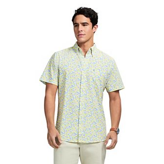 Men's IZOD Breeze Woven Short Sleeve Button Down Shirt