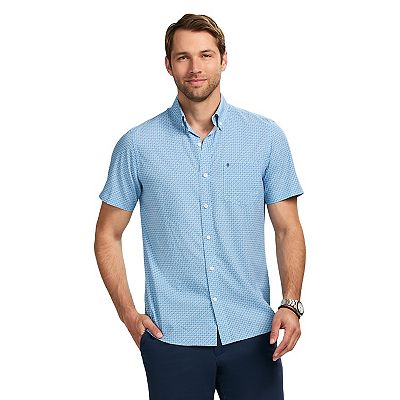 Men's IZOD Breeze Woven Short Sleeve Button Down Shirt