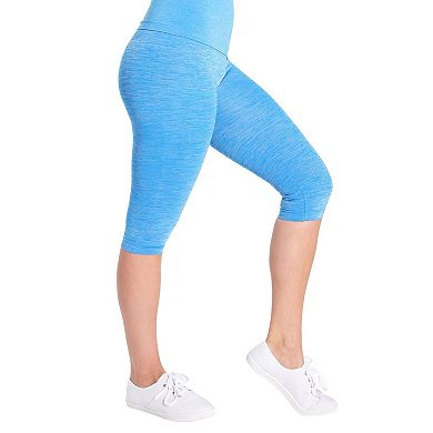 High-Waisted Tummy Control Shaping Capri Leggings