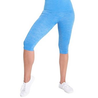 High-Waisted Tummy Control Shaping Capri Leggings