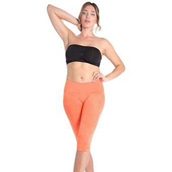 High-Waisted Tummy Control Shaping Capri Leggings