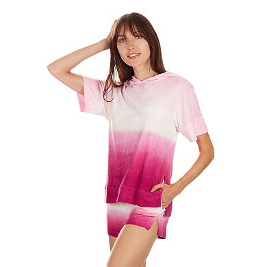 Women's Dip Dye Ultra Soft Yummy Terry Lounge Shorts