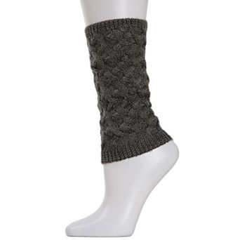 Natori Entwined Lattice Wool-Blend Boot Toppers
