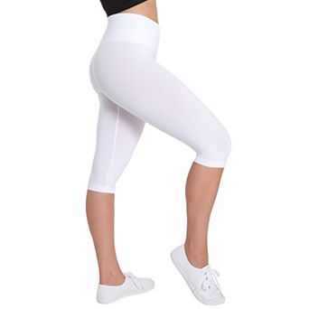 High-Waisted Tummy Control Shaping Capri Leggings