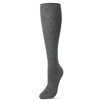 Natori Medallion Knit Wool Blend Knee Socks