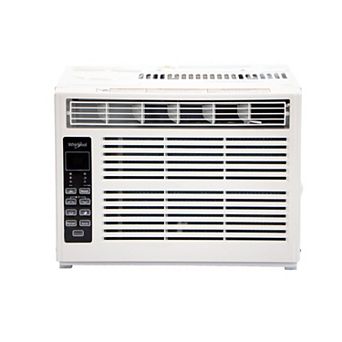 Whirlpool 6,000 BTU 115V Window-Mounted Air Conditioner with Remote Control