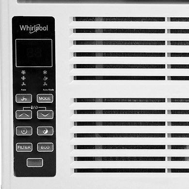 Whirlpool 6,000 BTU 115V Window-Mounted Air Conditioner with Remote Control