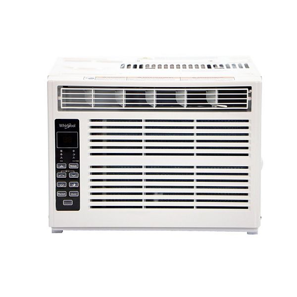 Whirlpool 8,000 BTU 115V Window-Mounted Air Conditioner with Remote Control