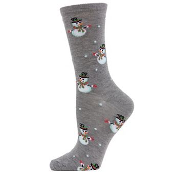 Women's Let it Snowman Holiday Crew Socks