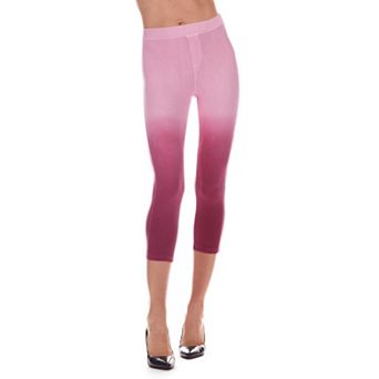 Raspberry Chino Capri Leggings