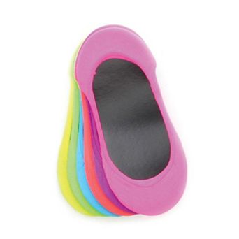 No-Show Microfiber Shoe Liners 6-Pack