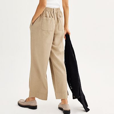 Women's Sonoma Goods For Life® Pleated Wide Leg Pants