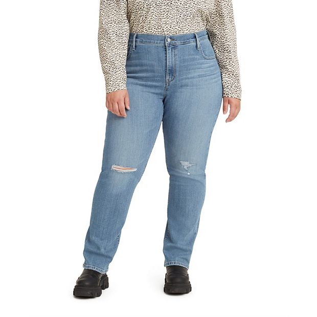 Plus Size Levi s 724 High Rise Straight Leg Jeans