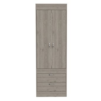 Alabama Armoire, One Large Cabinet, Two Drawers