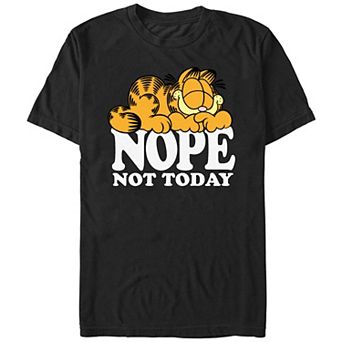 Men's Garfield Nope Not Today Graphic Tee
