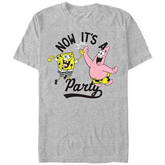 Men's SpongeBob SquarePants And Patrick Party Graphic Tee