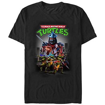 Men's Teenage Mutant Ninja Turtles Good And Evil Poster Graphic Tee