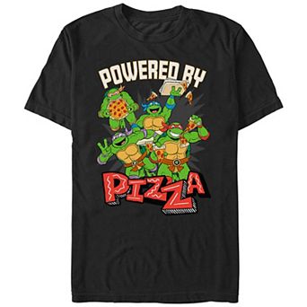Men's Teenage Mutant Ninja Turtles Powered By Pizza Graphic Tee