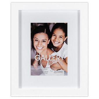 Malden White Matted Gallery Frame- Size 10x8
