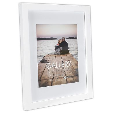 Malden White Matted Gallery Frame- Size 10x8