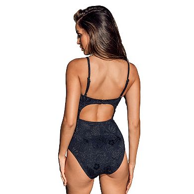 Women's CUPSHE Wrap Front Plunge Cutout Sweetheart Neck One Piece Swimsuit