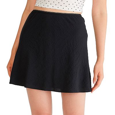 Juniors Aeropostale Mini Slip Skirt
