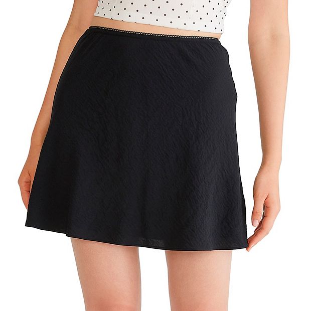 Black skirt juniors sales
