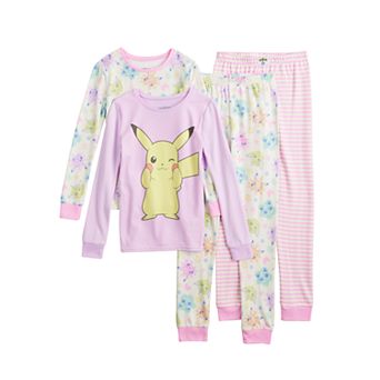 Girls 6-12 Pokémon Ultra Soft 4 pc Pajama Set