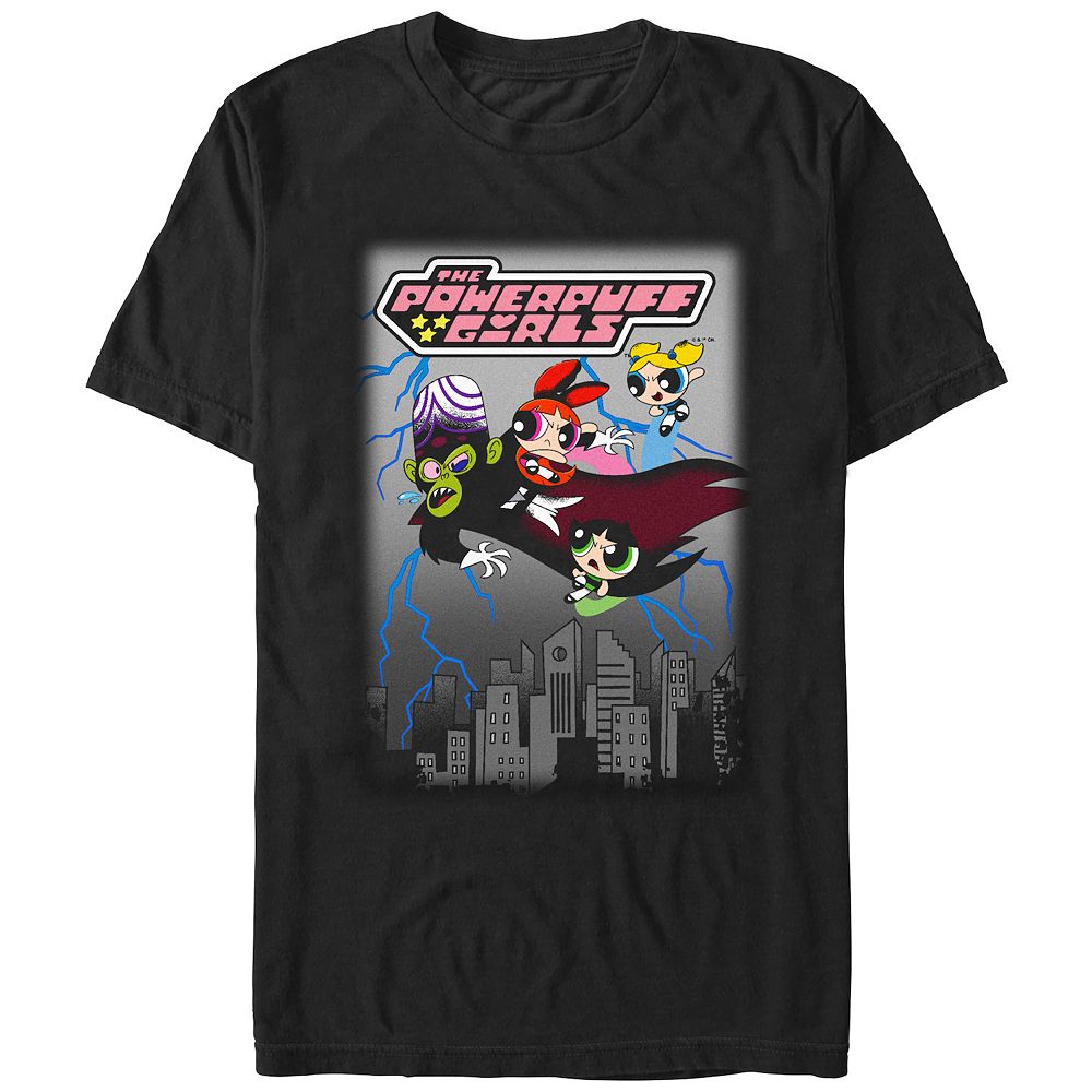 CN Powerpuff Girls Mojo Giant Face Big Head Graphic T-Shirt