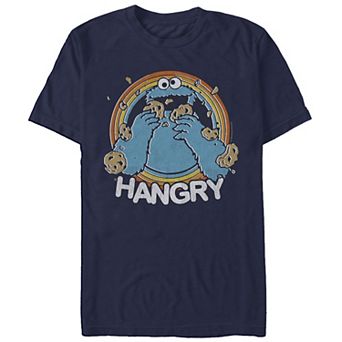 Men's Sesame Street Cookie Monster Hangry Graphic Tee