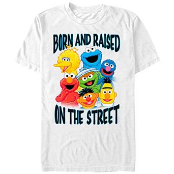 Men's Sesame Street Born And Raise On The Street Graphic Tee