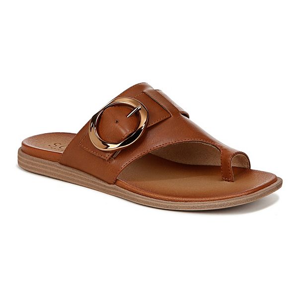 SOUL Naturalizer Joanie Women's Thong Sandals - Mid Brown (6)
