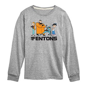 Boys 8-20 Danny Phantom The Fentons Long Sleeve Graphic Tee