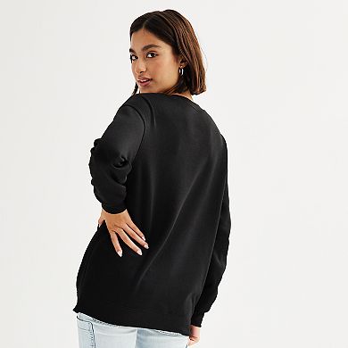 Juniors' Hello Kitty Pumpkin Graphic Sweatshirt