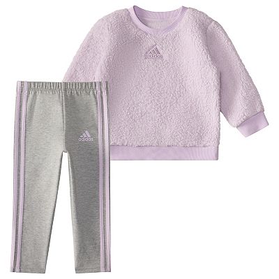 New girls Adidas Sz store 5-6 sweatshirt, leggings